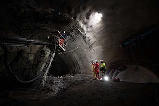 Metro D - práce v podzemí