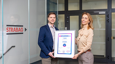 Foto z předání ocenění TOP Zaměstnavatelé 2026 v oboru stavebnictví