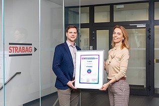 Foto z předání ocenění TOP Zaměstnavatelé 2026 v oboru stavebnictví