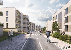 Vizualizace projektu - architektonický ateliér A99