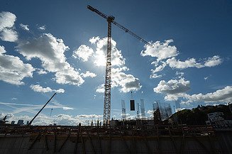 Jeřáby na CS Campus