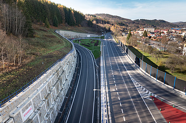 Nová silnice I/69 Vsetín