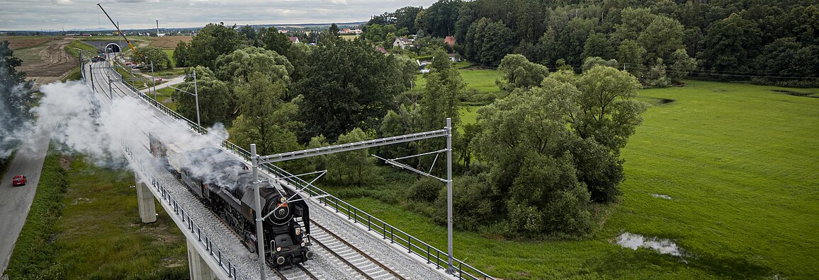 Černovická estkáda - zatěžovací zkouška 