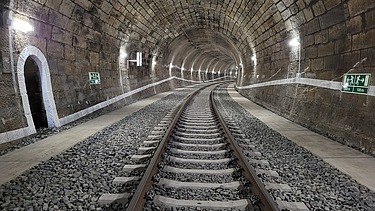 Pohled na vnitřní část zrekonstruovaného tunelu